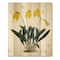 Designart - Retro Orchid Flowers - Farmhouse Print on Natural Pine Wood